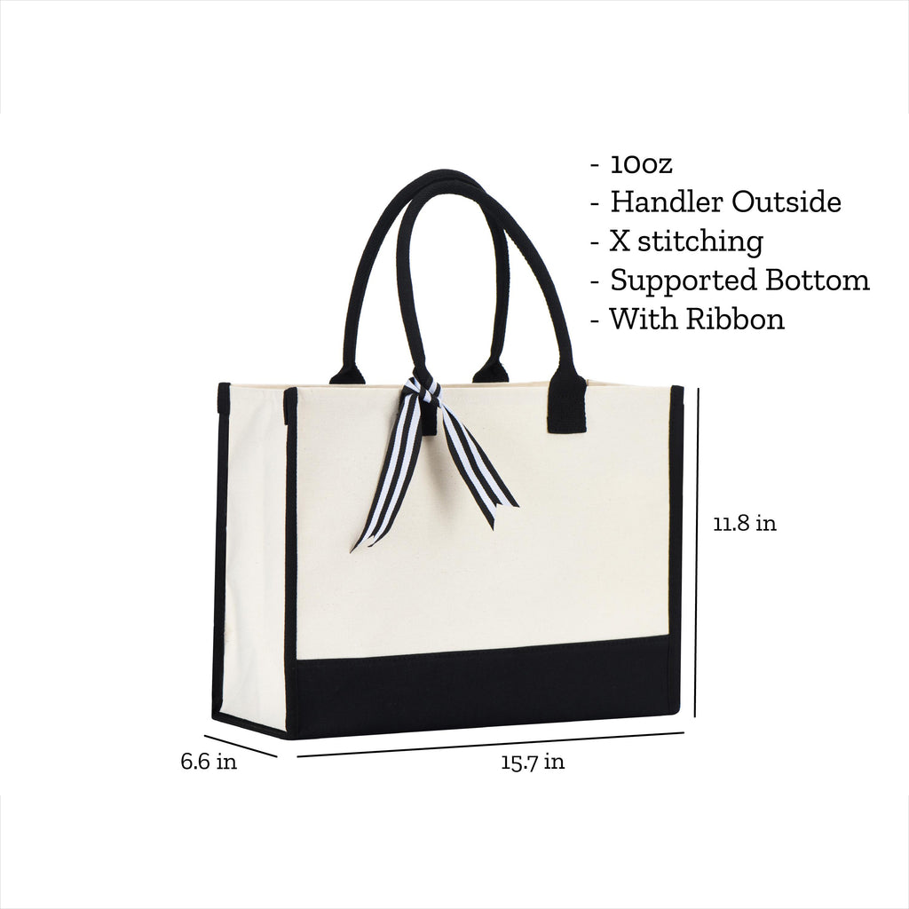 RodyThread Personalized Not My Problem Anymore Retired Est 2026 Canvas Tote Bag for Women Mom Coworker Retro Groovy Floral Funny Natural Cotton Canvas Black Trim Retirement Party Gifts Custom Name Beach Travel Shoulder Bag