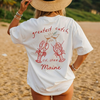 RodyThread Custom Found Her Lobster Greatest Catch Bachelorette Party Shirts For Bridal Squad Preppy Coastal Nautical Vintage Cream Cotton T-Shirt Brides And Bridesmaids Matching Cape Cod Girls Trip Martini Party Shirt Caught Up In Love Tee