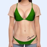 RodyThread Personalized 3D Sexy Bikini T Shirt Bachelorette Bridesmaid Summer Full Print Tee 2026 Cute Whimsical Vacation Outfit Idea