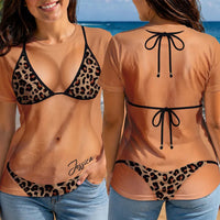 RodyThread Personalized 3D Sexy Bikini T Shirt Bachelorette Bridesmaid Summer Full Print Tee 2026 Cute Whimsical Vacation Outfit Idea