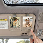 Personalized Custom Photo Car Sun Visor Clip