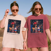 RodyThread Funny I'm Just Here For The Wieners Doll Face Meme Graphic T-Shirt For Women Retro Preppy Summer BBQ Humor Y2K Aesthetic Hot Pink Cotton Tee 4th Of July USA 250th Anniversary Novelty Hot Dog Party Top