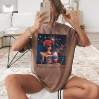RodyThread Funny I'm Just Here For The Wieners Doll Face Meme Graphic T-Shirt For Women Retro Preppy Summer BBQ Humor Y2K Aesthetic Hot Pink Cotton Tee 4th Of July USA 250th Anniversary Novelty Hot Dog Party Top