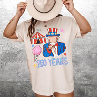 RodyThread Vintage Uncle Sam Patriotic 4th of July Graphic T-Shirt America 250 Years Semiquincentennial Independence Day Oversized Tee Cute USA Flag Star Retro Graphic Pink Shirt Women Top