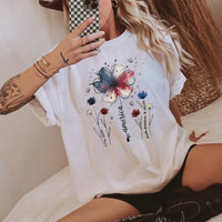RodyThread USA 250th Anniversary Floral T-Shirt Vintage America 1776-2026 Graphic Tee Patriotic Red White Blue Flower Faith Freedom Pride Sage Green TShirt 4th of July Independence Day Semiquincentennial Women Men Aesthetic Cute Short Sleeve Top