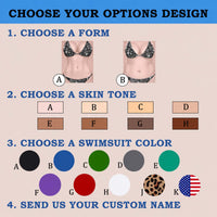 RodyThread Personalized 3D Sexy Bikini T Shirt Bachelorette Bridesmaid Summer Full Print Tee 2026 Cute Whimsical Vacation Outfit Idea