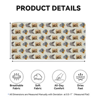 RodyThread Custom Pet Face Pattern Beach Towel For Dog Moms Preppy Aesthetic Sage Green Microfiber Personalized Puppy Portrait Pool Blanket Summer Vacation Essentials Funny Personalized Gift For Animal Lovers Custom Pet Patern Beach Towel