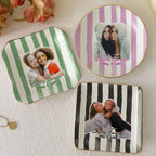 Besties Forever Trinket Dish Personalized Ceramic Jewelry Tray for BFF Friendship Gift