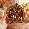 Boo Brew Café Halloween Coffee Bar Decor Ornament Cute Ghost Pumpkin Fall Hanging Decoration