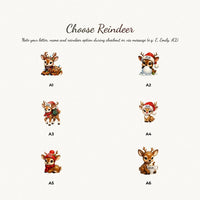 Customer in Los Angeles wearing Buffalo Plaid Reindeer Christmas Ornament Ornament — Ornament