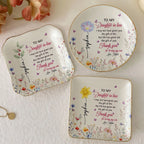 Daughter-in-Law Gift Trinket Dish Sentimental Mother in Law Quote Jewelry Tray