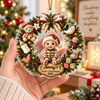 First Christmas Ornament Personalized Baby Keepsake Newborn Gift