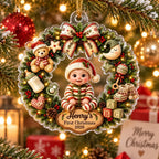 First Christmas Ornament Personalized Baby Keepsake Newborn Gift