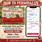 Fluffy Butt Hut Spoiled Hens Sign Funny Chicken Coop Decor Last One In Is A Rotten Egg Rustic Farmho