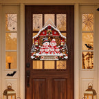 GRANDKIDS Melt Our Hearts Personalized Christmas Snowman Family Wall Sign Custom Name Grandparent Gi