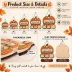 Grandma & Grandpa's PUMPKIN PATCH Personalized Wall Hanging Fall Family Decor Gift