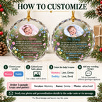 Close-up of Hi Mommy Grandma Told Me You Are Awesome Amazing Mother Ornament New Mom Gift First Christmas Keepsa for streetwear fans in Los Angeles