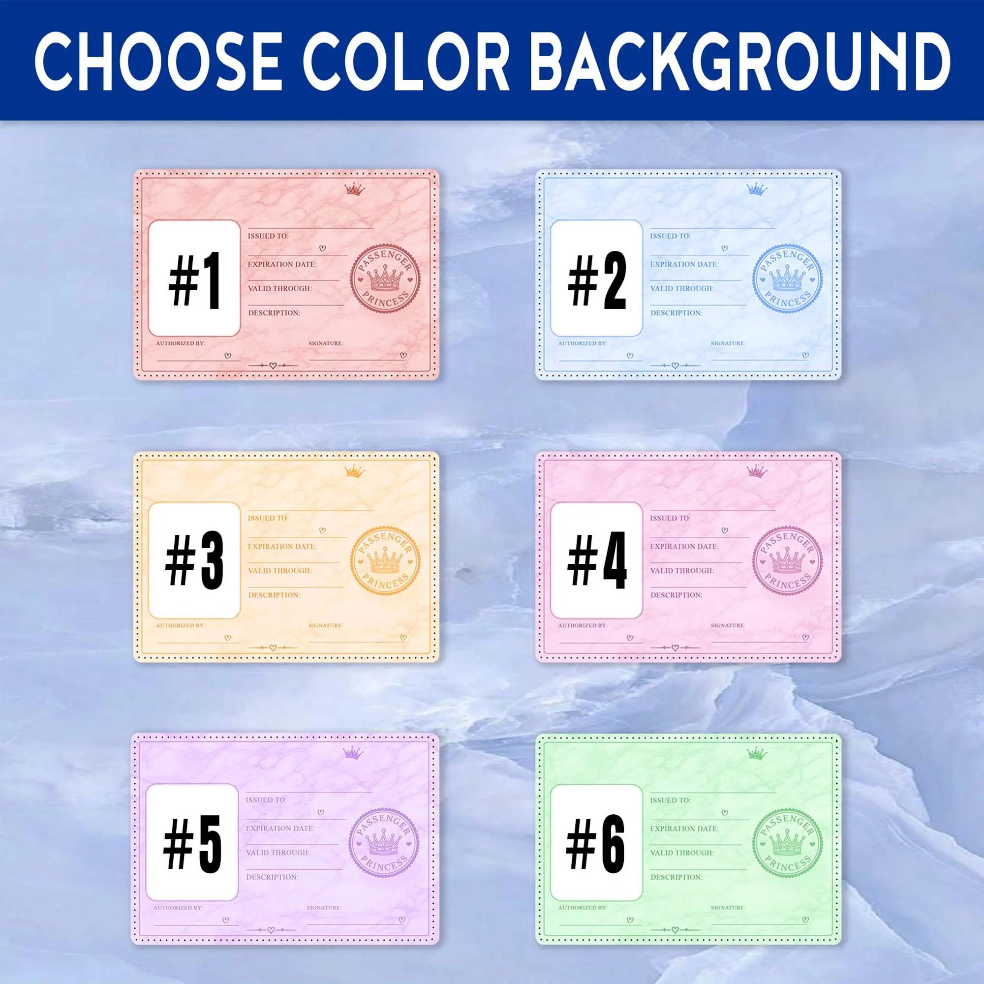 RodyThread Custom Personalized Passenger Princess Photo Car Visor Clip For Girlfriend Cute Coquette Meme Trend Light Blue Plastic Metal Clip Custom Car Accessories Decor Gift For Husband Boyfriend Chauffeur