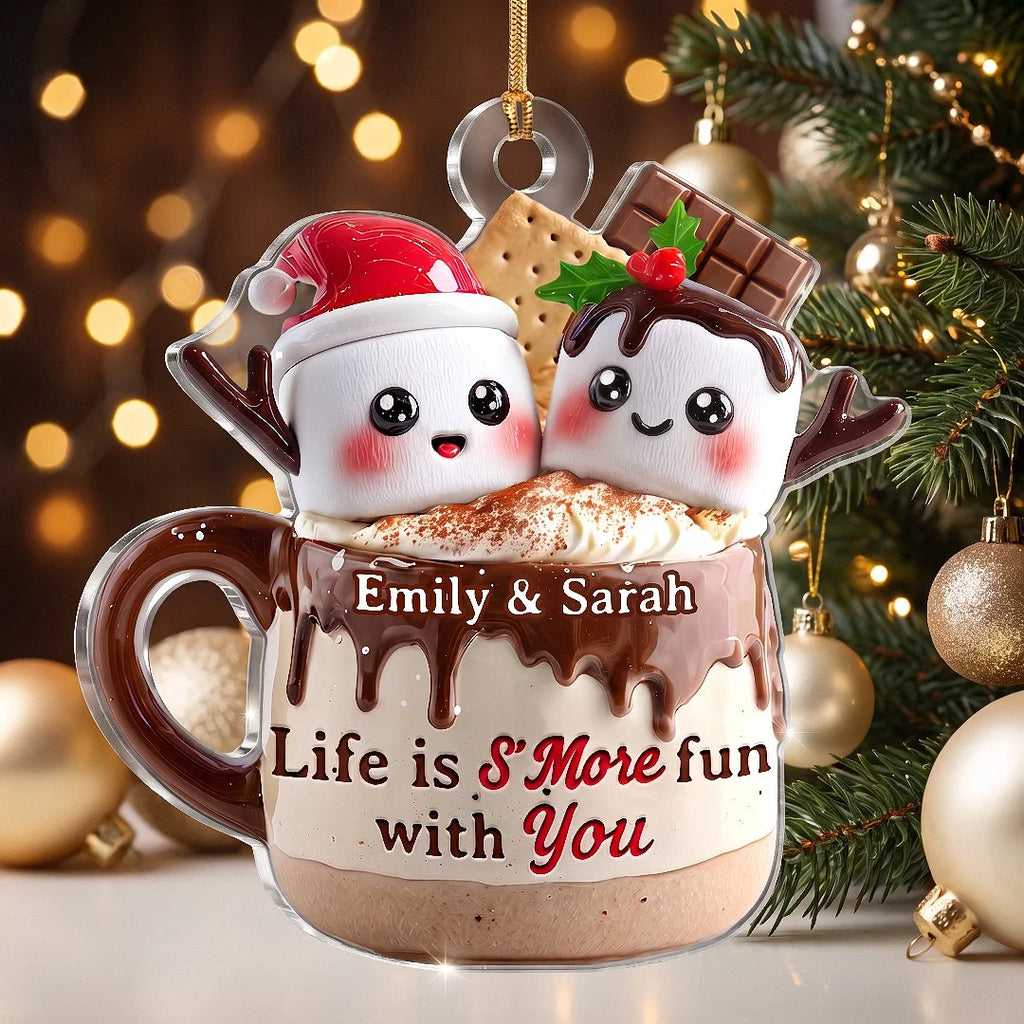 Close-up of Life is S'More fun with You Ornament — Ornament