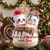 Close-up of Life is S'More fun with You Ornament — Ornament for streetwear fans in Los Angeles