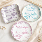 Close-up of Mother Daughter Trinket Dish First My Daughter Forever My Friend Personalized Jewelry Holder Keepsak