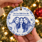 No One Will Ever Be As Entertained By Us As Us Ornament, Best Friends Christmas Ceramic Keepsake Gif