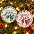 No One Will Ever Be As Entertained By Us As Us Ornament, Best Friends Christmas Ceramic Keepsake Gif