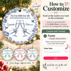 No One Will Ever Be As Entertained By Us As Us Ornament, Personalized Bestie Christmas Gift, Funny F