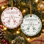 No One Will Ever Be As Entertained By Us As Us Ornament, Personalized Bestie Christmas Gift, Funny F