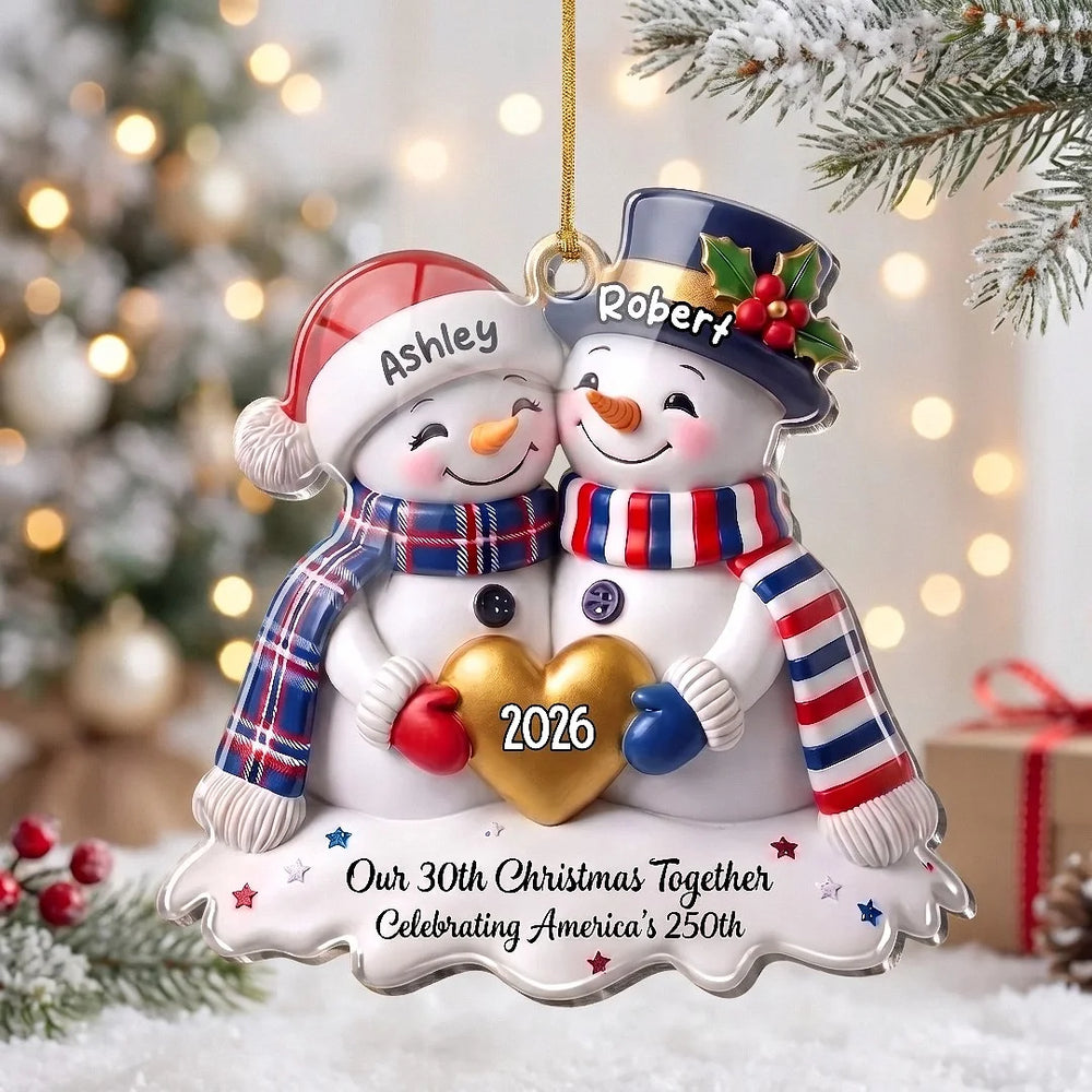 Our 30th Christmas Together Celebrating America's 250th Ornament — Ornament available at our Los Angeles warehouse