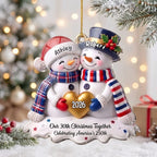 Our 30th Christmas Together Celebrating America's 250th Ornament — Ornament