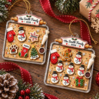 Personalized Gingerbread Family Ornament Custom Christmas Keepsake Gift for Families
