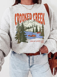 Personalized Oversized Graphic T-Shirt Custom Mountain Cabin Crew Group Trip Vintage Camp Shirt