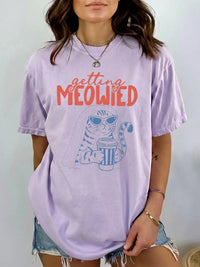 Getting Meowied Cat Wedding Tee Funny Bridal Shower Gift for Cat Mom