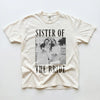 Sister of the Bride Custom Photo T-Shirt Personalized Bridal Party Wedding Weekend Tee