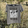 Sister of the Bride Custom Photo T-Shirt Personalized Bridal Party Wedding Weekend Tee