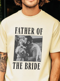 Father of the Bride Custom Photo Shirt Personalized Wedding Gift for Dad