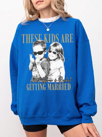 These Kids Are Getting Married Funny Wedding Announcement Custom T-Shirt