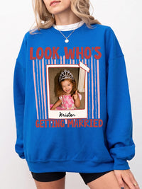 Look Who's Getting Married Tee Custom Photo Bridal Party Bachelorette Shirt