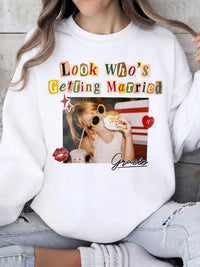 Look Who's Getting Married Custom Photo T-Shirt Personalized Bride Name Shirt