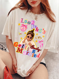 Look Who's Getting Married Tee Personalized Bride to Be Bachelorette Party Shirt
