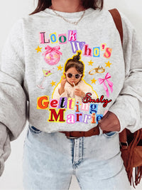 Look Who's Getting Married Tee Personalized Bride to Be Bachelorette Party Shirt