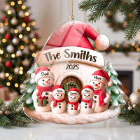 Snowman Family Christmas Ornament — Ornament available at our Los Angeles warehouse