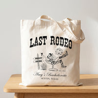 RodyThread Coastal Cowgirl Bachelorette Canvas Tote Bag For Bridesmaids And Beach Bride Western Preppy Aesthetic Cream Blue Last Toast On The Coast Hangover Kit Gift Bag Custom Bridesmaid Favor Girls Trip Reusable Beach Tote (Copy)